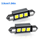 2/4/6/10PCS Super Bright Festoon LED 31/36/39/42MM 5050 3Chips Aluminum Body Fast Cooling for Car Reading Liscense Plate Light