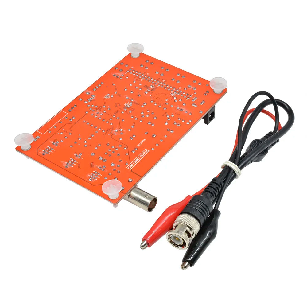 Assembled DSO138 Digital Oscilloscope 2.4" TFT LCD Digital Oscilloscope with Alligator Probe Test Clip Transparent Acrylic Case