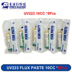 MECHANIC UV223/UV559 Lead-Free Solder Paste Flux NO-Clean Soldering Grease for BGA PCB SMD Welding Fluxes phone Repair Tools