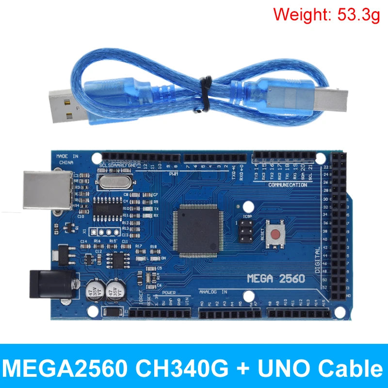 TZT Mega2560 ATMEGA16U2 / Pro Mini MEGA 2560 Mega+WiFi R3 ATmega2560 CH340G For Arduino Mega R3 Development Board ESP8266