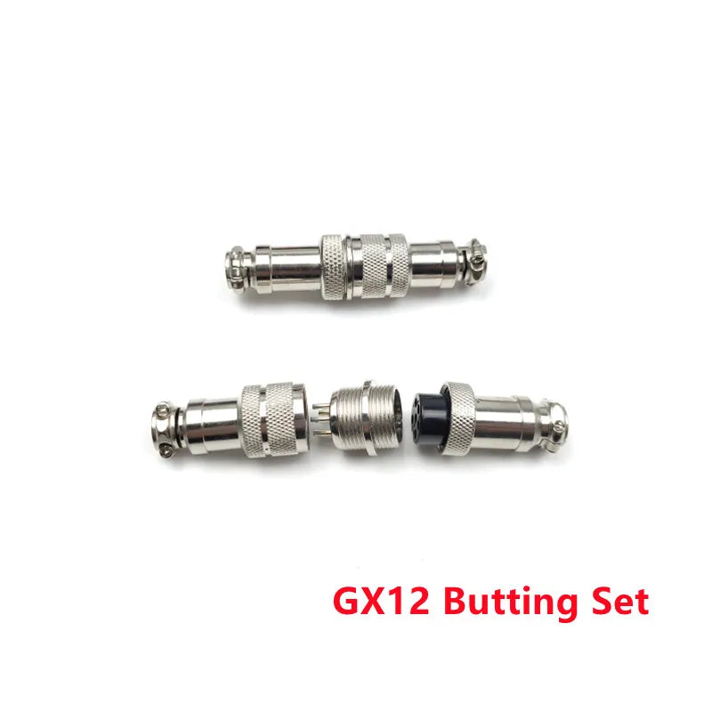 GX16 GX12 GX20 2P/3/4/5/6/7/8 Pin Female Male Air Aviation Connector Power Cable Electrical Plug Socket