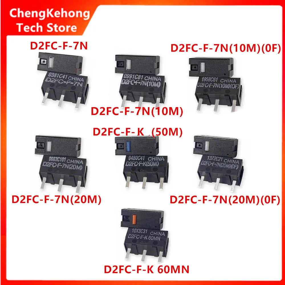 2-20PCS For Omron original mouse microswitch D2FC-F-7N D2FC-F-7N 10M D2FC-F-7N 20M OF D2FC-F-K 50M 60MN