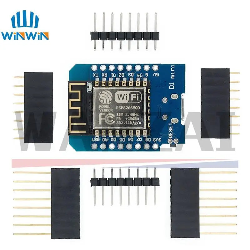 WeMos D1 Mini Pro V3.0.0 Bytes Lua WIFI Internet of Things Development Board Based ESP8266 CH340G Nodemcu V2 4MB/16MB V4.0.0