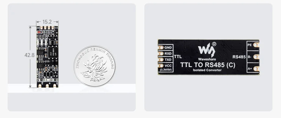 UART TTL To RS485 C Built-In Protection Circuits