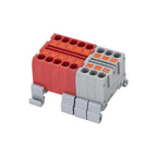 Push-in Terminal Block Multiple In Out Terminal Quick Connection of Wires Din Rail Wire Connector Universal Junction Box TB1-X6D