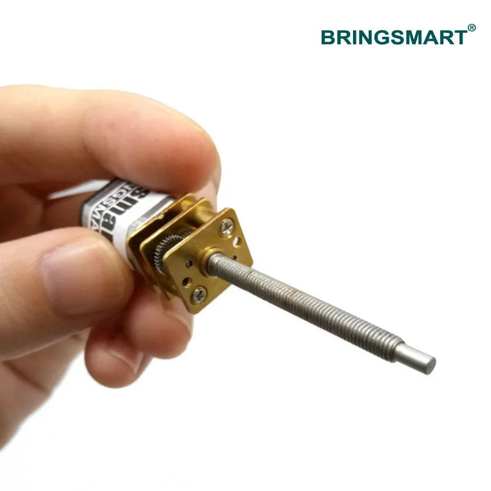 Bringsmart N20 M3 Thread 34mm Shaft 3V 6V 12V DC Gear Motor Low Speed 15/30/50/60/100/200/500/600/1000rpm Micro Machine Diy Part