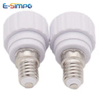 E14 to GU10 Ceramic Base Led Light Lamp Holder Converter Screw Bulb Socket Adapter LED Saving Light Halogen Lamp Base PBT