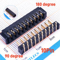 5 Pairs Pitch 2.5 mm 2 3 4 5 6 7 8 9 10 11 Positions Female Blade Socket Male Header Battery Connector Right Angle Straight