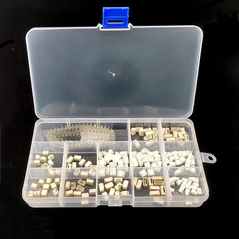 440pcs GH1.25 2p 3p 4p 5p 1.25mm Pitch Terminal Kit / Housing / SMD Pin Header Connector Wire Adaptor GH Kits