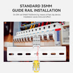 ETEK Modular Contactor Din Rail Automatic 2P 4P 230V Single-phase Three-phase 16A/20A/25A/40A/63A  EKMF