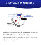 Touchless Contactless Capacitive 5-24V Water Sensor Liquid Level Sensors Switch with High Precision and Stability