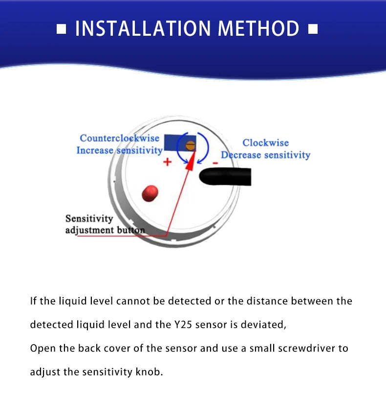 Touchless Contactless Capacitive 5-24V Water Sensor Liquid Level Sensors Switch with High Precision and Stability