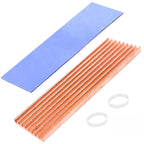 Aluminum Cooling Heatsinks Thermal Pads Heat Dissipation Radiator Thickness 3mm 6mm for M.2 NGFF SATA PCI-E NVME M2 SSD Heatsink