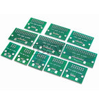 Ibuw 0.5mm 1mm Pitch FPC FFC PCB Board 6 8 10 12 20 40 50 Pin To DIP 2.54mm Connector  Double Side Adapter Socket Plate DIY KIT