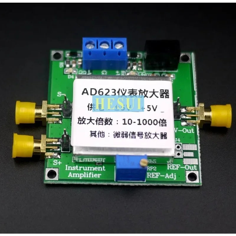 AD623 Instrument amplifier module Single power supply single end/differential millivolt microvolt small signal