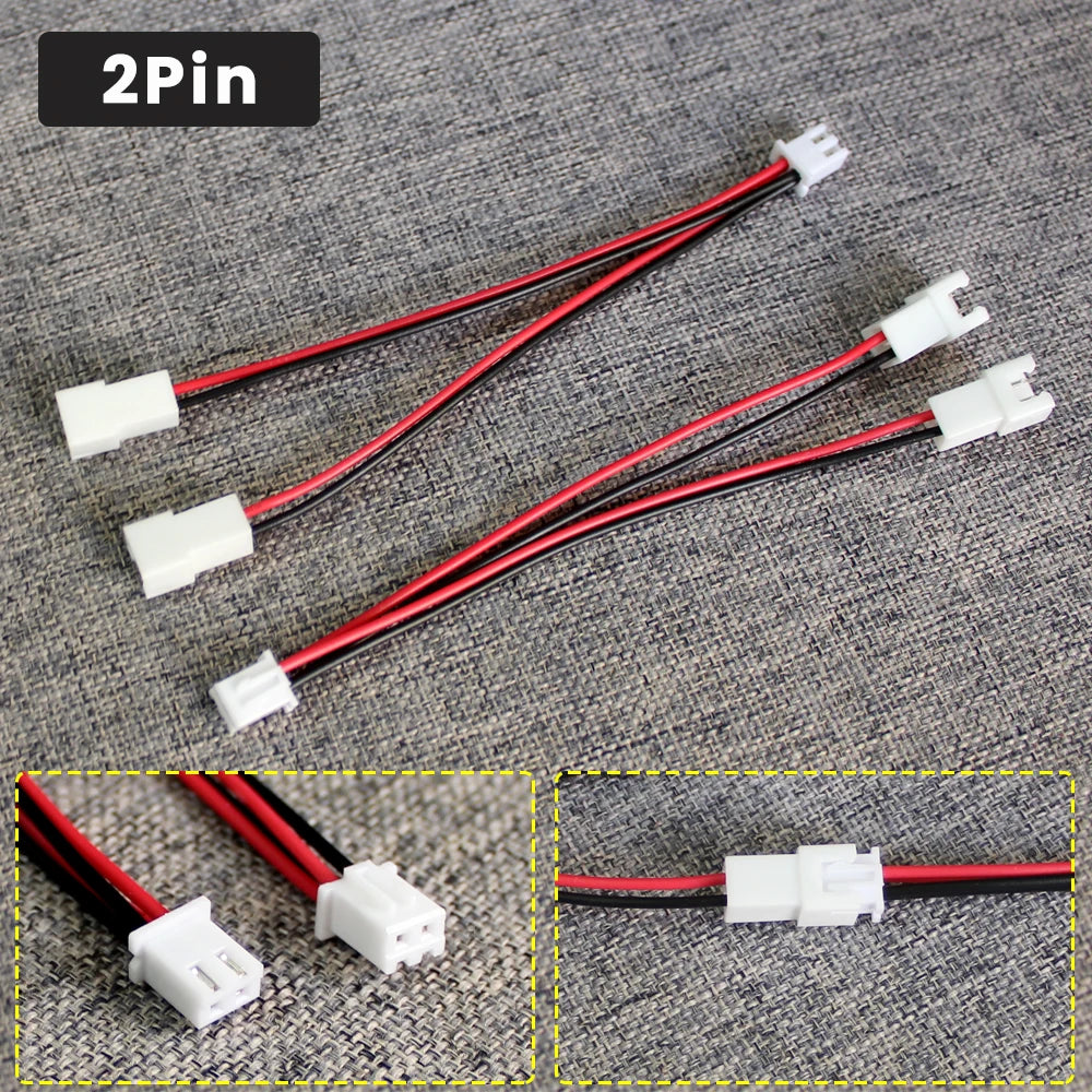 XH2.54 Y-Splitter Cable Male to 2 Female Connector 26AWG Fan Cable 2Pin 3Pin 4Pin 5Pin 6Pin Power Extension Cord Terminal Cable