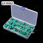 80PCS PCB Screw KF128-2 KF128-3 Terminal Block Connector KF128 Pitch 5.0MM 2P 3P Splicable Kit Box