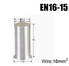 EN Copper Electrical Wire Non-Insulated Naked Sleeve Tubular Crimpare Connectors Tube Cord End Ferrules Cable Lug Crimp Terminal