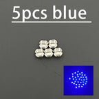 0~35mm Wireless Power Supply Transmitter Coil Induction Integration TYPE-C USB DC 5V + 5pcs Receiver Led Lamp