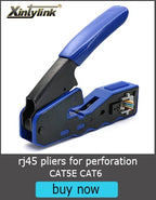 Xintylink Toolless RJ45 Ethernet Cable Connector CAT6 Plug CAT5 CAT5E Network RJ45 LAN Conector CAT6 UTP Jack Modular Keystone