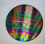 12 Inch CPU Wafer Silicon Science Technology Pendulum Piece Birthday Gift Photoetching Circuit Chip Semiconductor Silicon Wafer