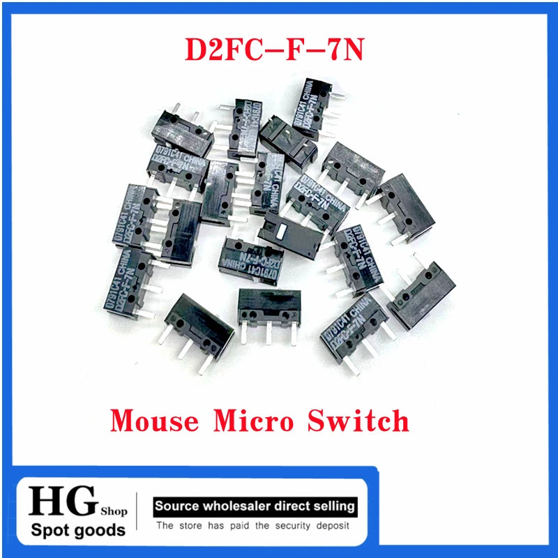 New  Mouse Micro Switch D2FC-F-7N Mouse Button Fretting D2FC-E-7N D2FC