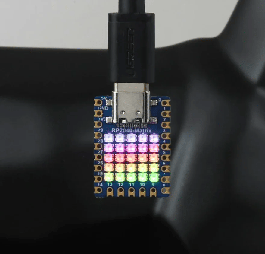 Raspberry Pi RP2040 RP2350 RGB LED 5×5 Matrix Based RP2040-Matrix Development Board On RP2040 Dual Core Processor