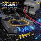 FNIRSI DMC-100 10000 Counts Clamp Meter AC DC Current Digital Multimeter USB Charge 600A Amperimetric Clamp Electrician Tools