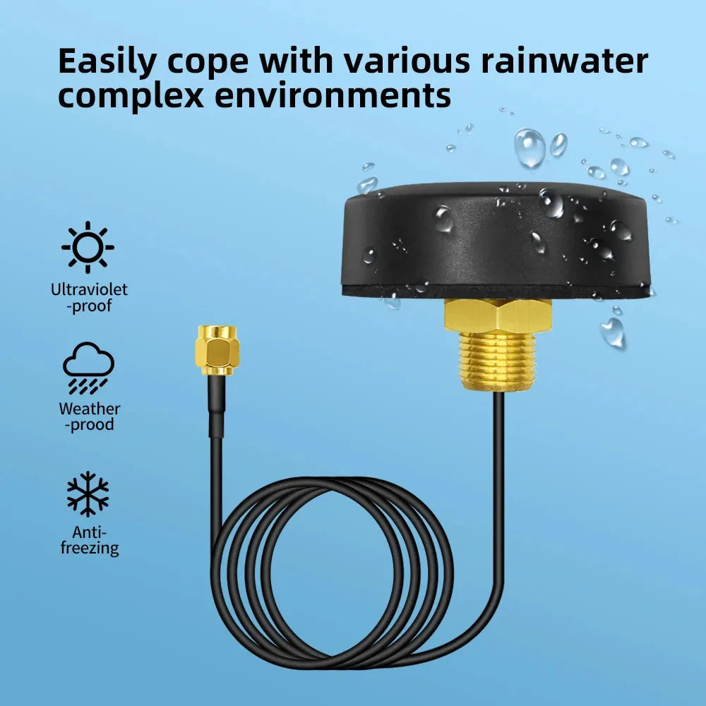 4G 433MHz 2.4G 5.8G GSM GPRS Wifi Antenna Outdoor Waterproof 5dBi External Cabinet Aerial SMA Male for DTU NB Model