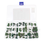150-620PCS 100V Polyester Film Capacitor Assorted Kit 0.33nf 0.47nf 0.56nf 0.82nf 1nf 2A331J 2A471J 2A561J 2A821J 2A102J