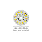 3/5/10PCS Round LED Light Board DC 5V 3W Low Voltage 5730 2835 SMD LEDs 3000K Warm or White 6000K Dimmable Bulb Lamp Panel