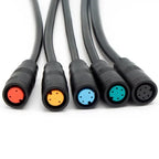 M8 2 3 4 5 6 Pin DC Electric Bicycle Butt Joint Plug Waterproof Female Male Connector Wiring Scooter Brake Cable Signal 20CM