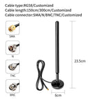 868MHz 915MHz LORA Antenna  Helium Hotspot Magnetic Base 38dbi High Gain SMA Male 3M Cable Copper Rod 800-960mhz Aerial