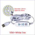 1PCS DC3V-5V Dimmable 5730 SMD LED Lamp 1W 2W 3W 4W 5W 10W LED Light Beads White Warm White With Light Adjust Switch.