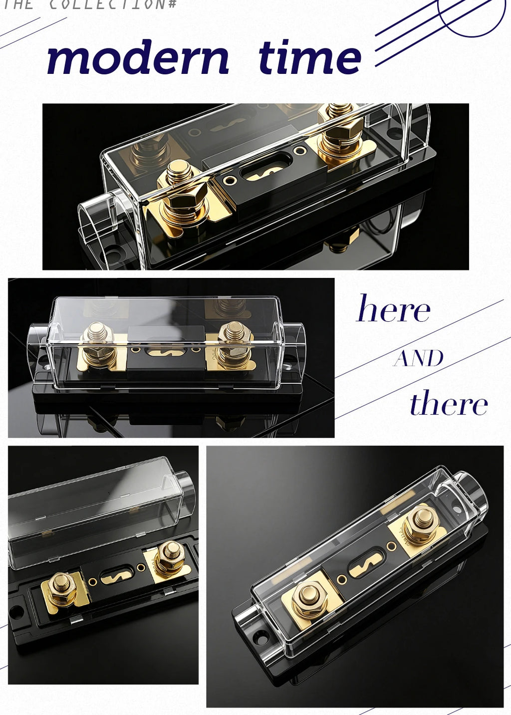 ANL Fuse Holder 30-500 AMP Bolt-on Fuse Automotive Fuse Holders 50A 60A 70A 80A 100A 125A 175A 200A 225A 300A 400A 450A 500A