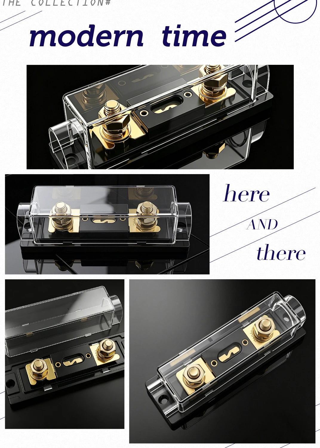ANL Fuse Holder 30-500 AMP Bolt-on Fuse Automotive Fuse Holders 50A 60A 70A 80A 100A 125A 175A 200A 225A 300A 400A 450A 500A