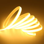 DC12V 24V COB Strip With 2PIN /DC Cable IP67 Waterproof Outdoor Home Decor Flexible Ribbon Rope LED Neon Light 3000K 4000K 6000K