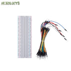 MB-102 Prototype Breadboard 400 830 Points Solderless PCB Bread Board Jumper Wires Cable Board DIY Dupont Wire for Arduino Kit