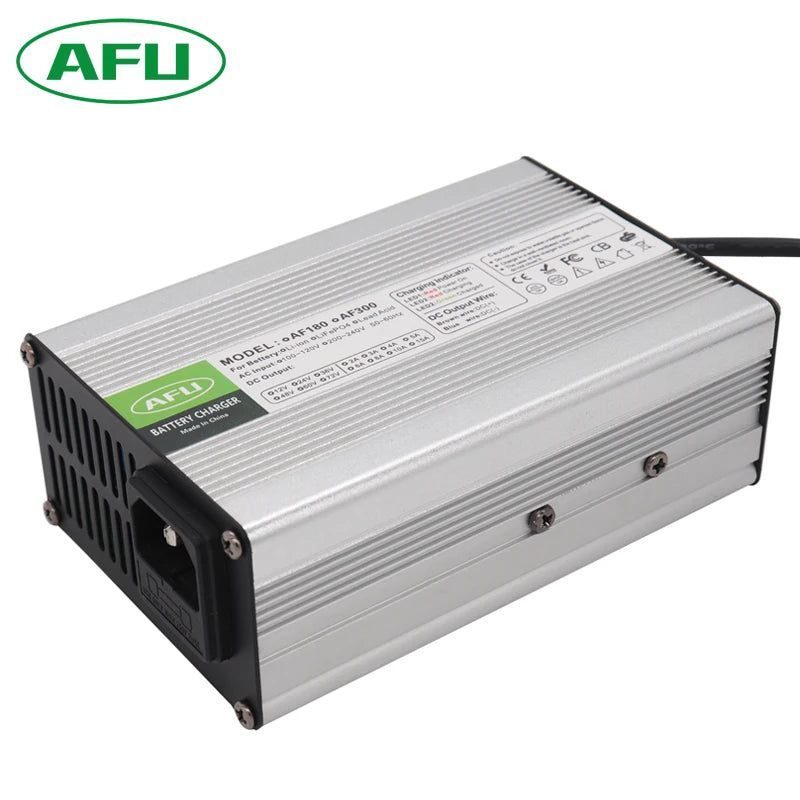 16.8V 10A Charger 4S 14.8V Li-ion Lipo Battery Pack Charger With Cooling Fan Smart Charge Auto-Stop