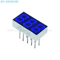 10pcs 0.25 Inch 10Pins 2531AB 2531BB 3 Digits Bits 7 Segment Blue LED Digital Display Digitron Common Anode Cathode C-C C-A