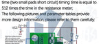 10PCS~100PCS EGBO C005 Multifunction Delay Trigger Timing Chip Module Timer IC Timing 2s - 1000h