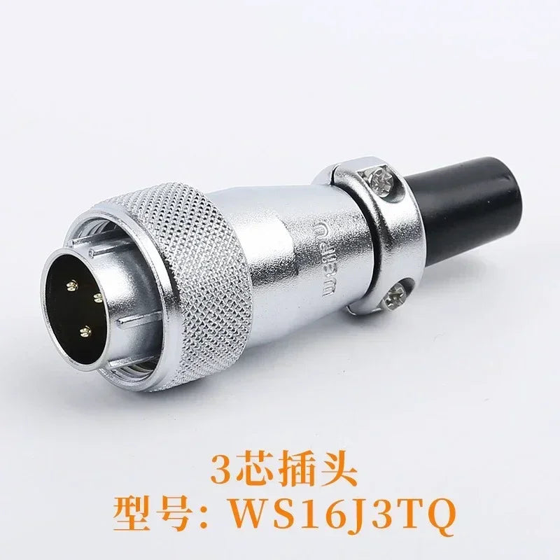WEIPU WS16 TQ Male Plug 2pin 3pin 4Pin 5Pin 7Pin 9Pin 10Pin Signal Adapter Power Circular Connector Waterproof IP65 M16