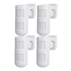 1/2/4pc Waterproof 3Tech Wired 2PIR+MW Outdoor Alarm Motion Sensor Detector Pet Friendly for Home Alarm System with Anti-mask