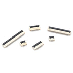 10pcs 4P 5P 6P 8P 10P 12P 14P 16P 20P 22P 24P 30P 34P 0.5mm/1mm Pitch Under Clamshell Socket FPC FFC Flat Cable Connector