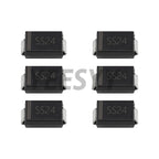 90PCS Rectifier Diode 1N4007 1N4001 1N4004 SS16 SS26 SS36 SS14 SS24 SS34 SMD Schottky Diode Assort Kit
