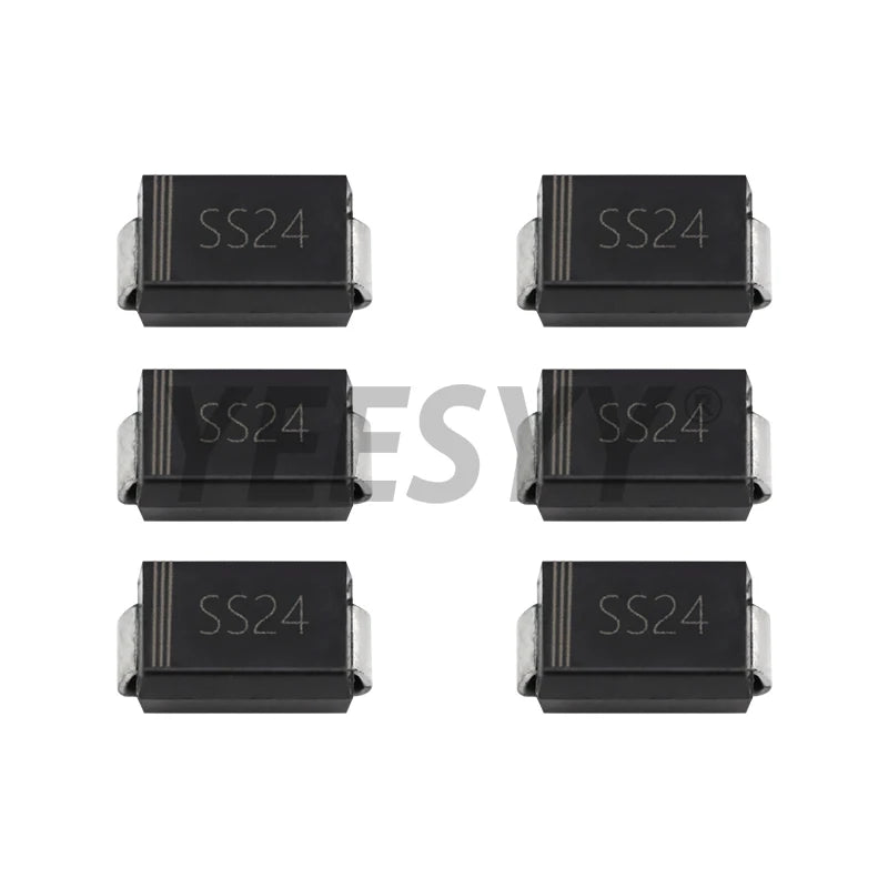 90PCS Rectifier Diode 1N4007 1N4001 1N4004 SS16 SS26 SS36 SS14 SS24 SS34 SMD Schottky Diode Assort Kit