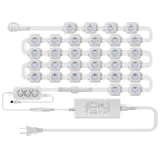 5054 16703IC(WS2812B WS2811) Outdoor Eaves LED Light String Kit 2.4G BEL+WIFI Controller Waterproof Light