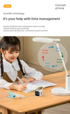 Adjustable Cube Timer - 5/10/30/60 Minute Countdowns, Settings - Pause, Resume, Silent, Vibrate & Sound Alarm for Work, Study
