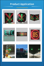 10pcs Mini LED Traffic Signal Light Pixel Cluster 26mm Diameter Yellow Blue Red White Green Replacement Lights for Traffic Signa