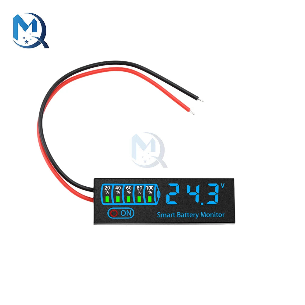 3-14S 1-7S 2-8S LED Battery Voltage Level Indicator Charge Acid/Lithium Universal 18650 Battery Charge Indicator Board DC 7-55V